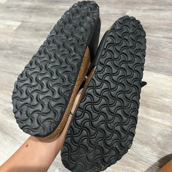 Birkenstock Black Gizeh One Strap Sandals Size EU 39 - Picture 6 of 6